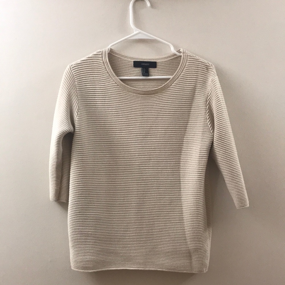 Ribbed sweater